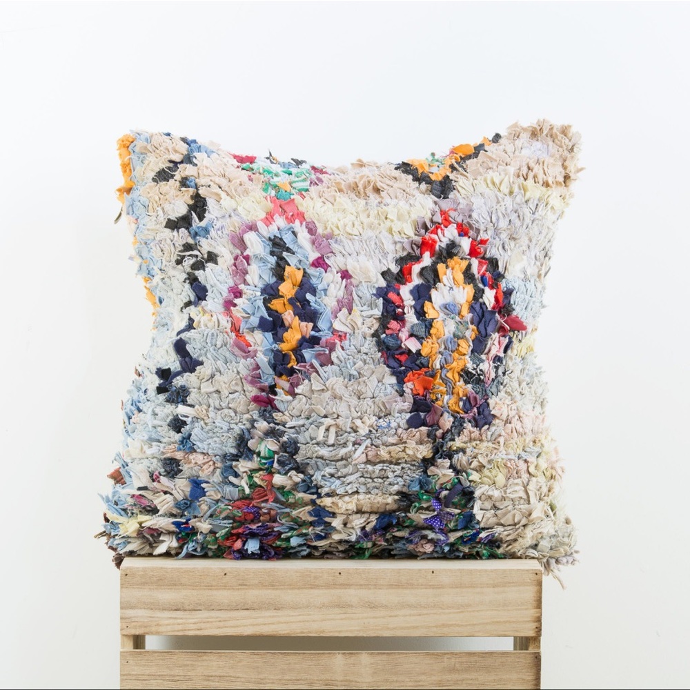 Moroccan Boucherouite Pillow cover
